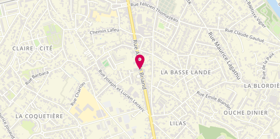 Plan de Les Lunetiers de Rezé, 62 Rue Aristide Briand, 44400 Rezé