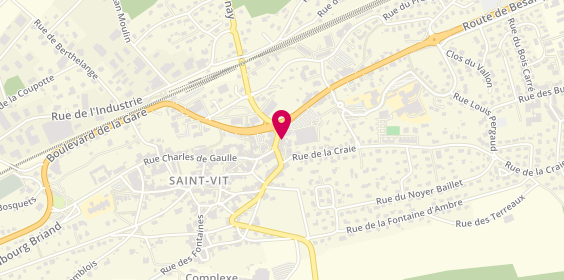 Plan de St Vit Optic, 1 Rue Charles de Gaulle, 25410 Saint-Vit