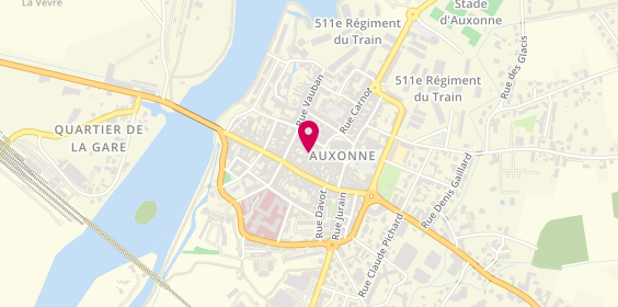 Plan de Centre Optique Mutualiste AUXONNE, 10 Rue du Bourg, 21130 Auxonne