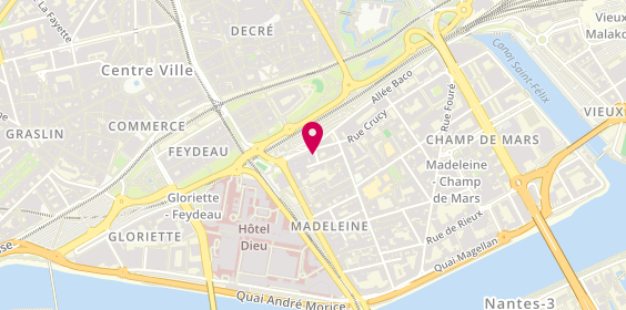 Plan de Lab'O Lentilles, 7 Allée de la Maison Rouge, 44000 Nantes