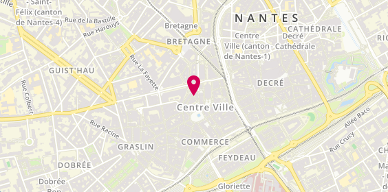 Plan de Optique Chevalier - Opticien Nantes Centre ville, 2 Rue de l'Échelle, 44000 Nantes