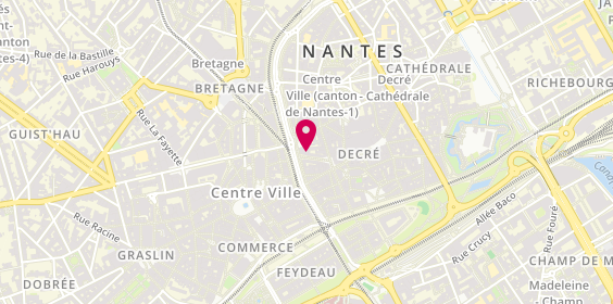 Plan de Optique Visual, 22 Rue des Halles, 44000 Nantes