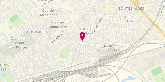 Plan de Optique Dalby, 79 Boulevard Ernest Dalby, 44000 Nantes