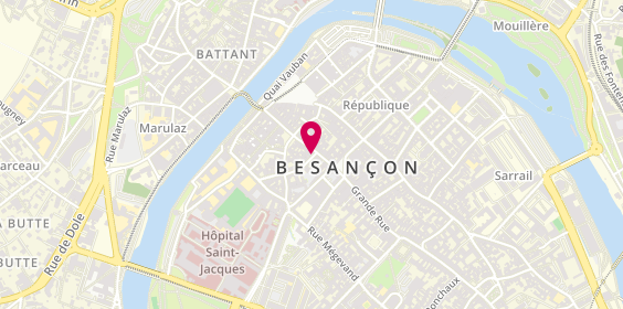 Plan de Générale d'Optique, 38 Grande Rue, 25000 Besançon