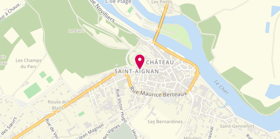 Plan de Les Centres Optiques Mutualistes, 54 Rue Constant Ragot, 41110 Saint-Aignan