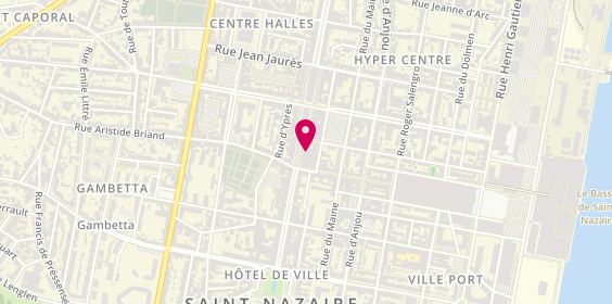 Plan de Les Opticiens Krys, 38 avenue de la République, 44600 Saint-Nazaire