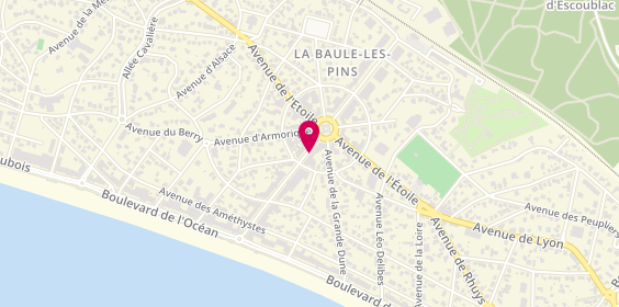 Plan de Les Lunettes Bauloises, 42 Avenue Louis Lajarrige, 44500 La Baule-Escoublac
