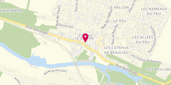 Plan de Le Carré des Opticiens, 6 place Joseph Bourreau, 37320 Esvres-Sur-Indre