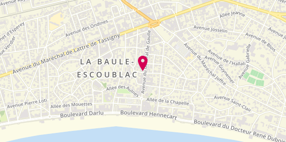 Plan de Optinvest, 69 Avenue General de Gaulle, 44500 La Baule-Escoublac
