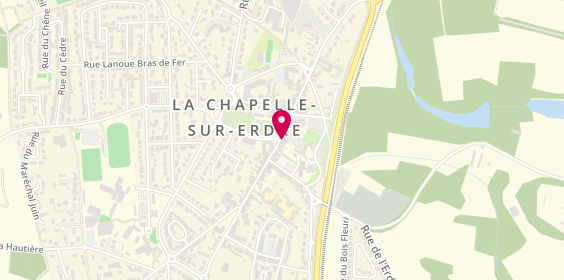 Plan de Optique Aubert, 9 place de l'Église, 44240 La Chapelle-sur-Erdre