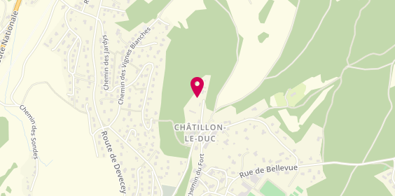 Plan de Alain Afflelou, Zone Aménagement de Valentin Chatillon, 25870 Châtillon-le-Duc