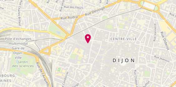 Plan de Audioprothésiste Dijon-Alain Afflelou Acousticien, 5 Rue Mably, 21000 Dijon