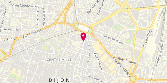 Plan de Atol Opticiens, 22 Rue Jean Jacques Rousseau, 21000 Dijon