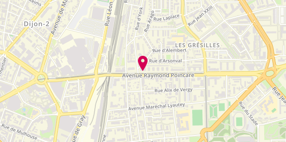 Plan de Krys, 13 avenue Raymond Poincaré, 21000 Dijon