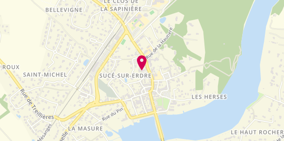 Plan de Le Collectif des Lunetiers, 21 place Aristide Briand, 44240 Sucé-sur-Erdre