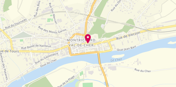 Plan de Optique du Donjon, 45 Rue Nationale, 41400 Montrichard-Val-de-Cher