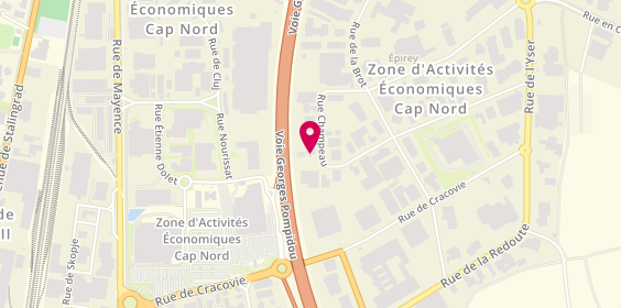 Plan de Essilor International, Rue Champeau, 21850 Saint-Apollinaire