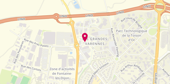 Plan de Optical Center, Zone Aménagement Des
Rue des Grandes Varennes, 21121 Ahuy