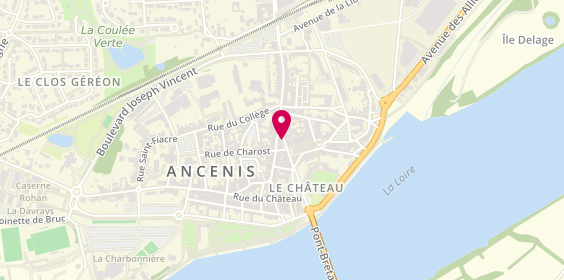 Plan de Optique Claireux, 29 Rue d'Anjou, 44150 Ancenis-Saint-Géréon