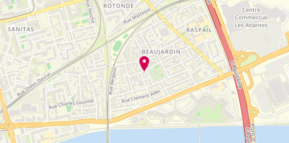 Plan de Beaujardin Optique, 9 Rue du Dr Bergonié, 37000 Tours
