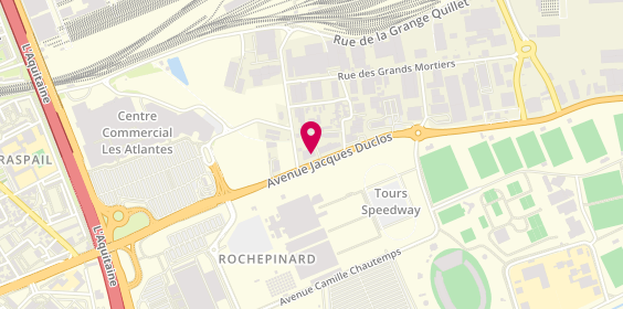 Plan de Optical Center, 32 avenue Jacques Duclos, 37700 Saint-Pierre-des-Corps