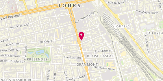 Plan de Optique Grammont, 38 avenue de Grammont, 37000 Tours