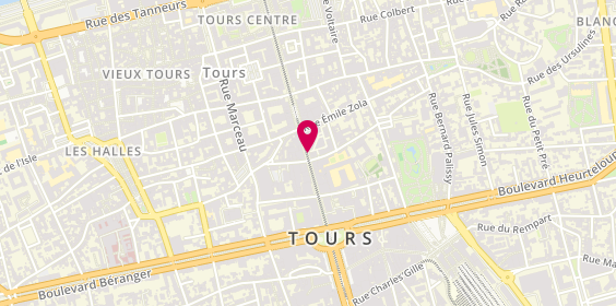 Plan de Opticiens Conseils, 72 Rue Nationale, 37000 Tours