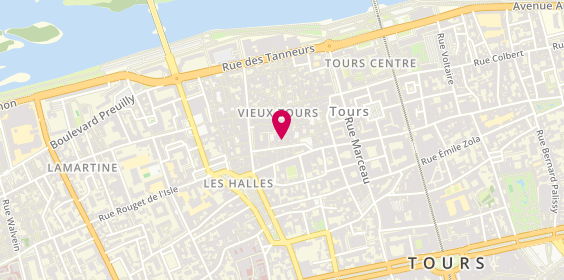 Plan de Jf Rey, 17 Rue du Change, 37000 Tours