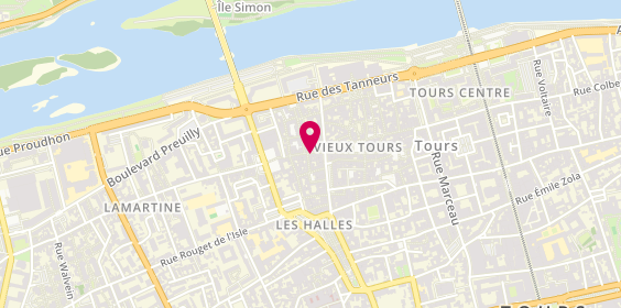 Plan de Dingue de Lunettes Tours, 46 Rue du Grand Marché, 37000 Tours