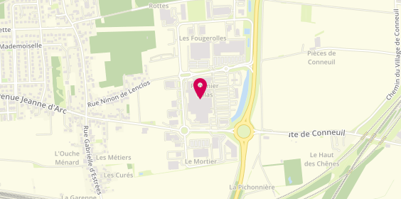 Plan de Atol Les Opticiens, Centre Commercial E.leclerc
Rue Marie de Lorraine, 37700 La Ville-aux-Dames
