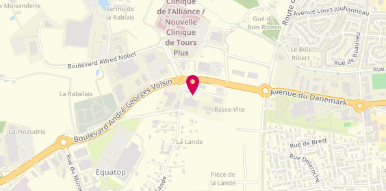 Plan de Opti'bambins, 11 Rue de la Font de Mie, 37540 Saint-Cyr-sur-Loire