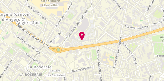 Plan de Grand Angle Optique, Centre Commercial l'Esplanade place du Chapeau de Gendarme, 49000 Angers