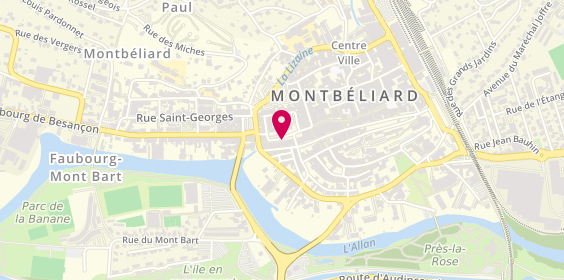 Plan de Le Collectif des Lunetiers, 23 Place Denfert Rochereau, 25200 Montbéliard