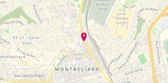 Plan de Optical Center, 41 avenue des Alliés, 25200 Montbéliard