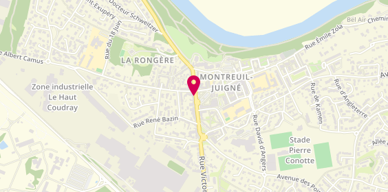 Plan de Montreuil Optique, 6 Ter Rue Victor Hugo, 49460 Montreuil-Juigné