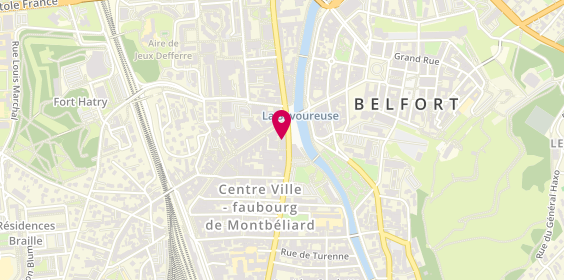 Plan de Arthur Optique, 6 Faubourg Montbéliard, 90000 Belfort