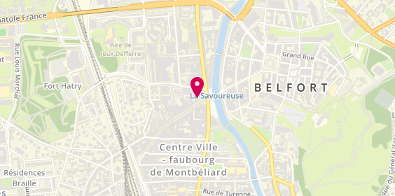 Plan de Optique Lafayette, 6 Faubourg de France, 90000 Belfort