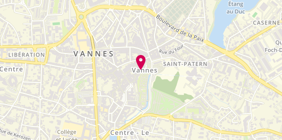 Plan de L'Oeil en Scène Vannes, 20 Rue des Vierges, 56000 Vannes