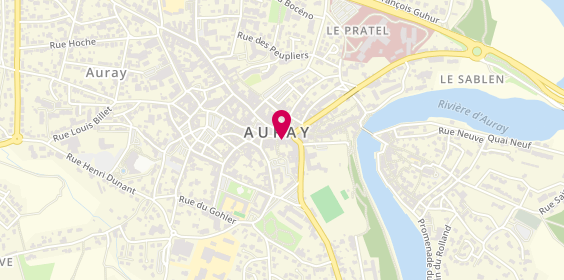 Plan de Optique Stéphan - Auray, 15 place de la République, 56400 Auray