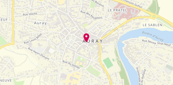 Plan de La lunetterie d'Auray - Opticien Auray, 45 place de la République, 56400 Auray
