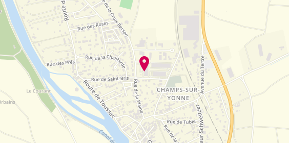 Plan de Champs Vision, Rue de la Croix Bersan, 89290 Champs-sur-Yonne