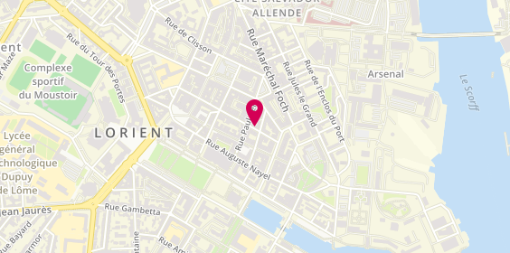 Plan de Le Binoclart, 48 Rue de Liège, 56100 Lorient