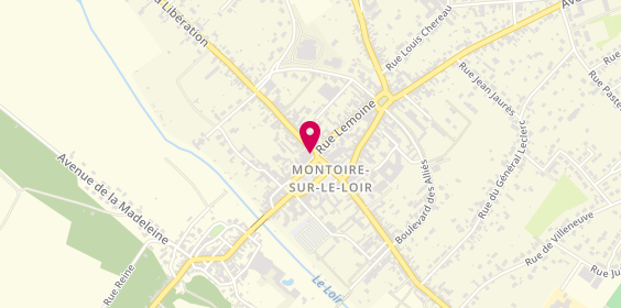 Plan de Optic 2000 ; Optique l'Iris Bleu, 31 place Clemenceau, 41800 Montoire-sur-le-Loir