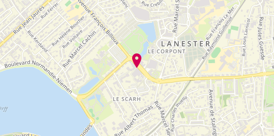 Plan de Centre Optique de Lanester, 44 avenue François Billoux, 56600 Lanester