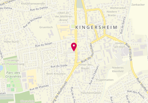Plan de LBDO - la Boutique de l'Optique Kingersheim, 83 Faubourg de Mulhouse, 68260 Kingersheim