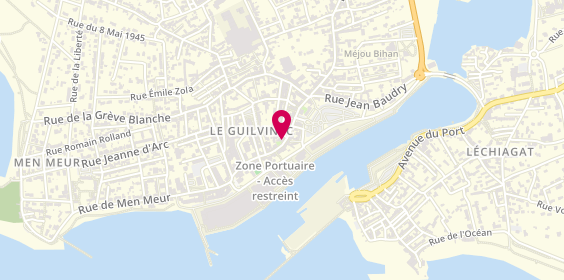 Plan de Guillou Opticiens, 40 Rue de la Marine, 29730 Guilvinec