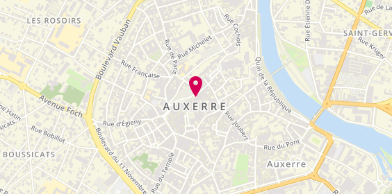 Plan de Centre Optique Mutualiste AUXERRE, 6 place des Cordeliers, 89000 Auxerre