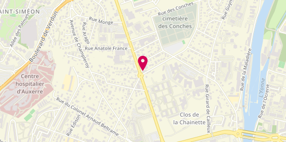 Plan de Visual, 8 Bis avenue Charles de Gaulle, 89000 Auxerre