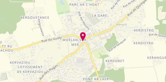 Plan de Atol, 1 Rue du Guilly, 29350 Moëlan-sur-Mer