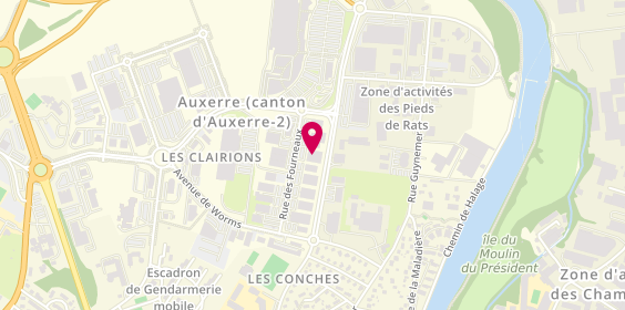 Plan de Alain Afflelou, Zone Aménagement des Clairions
14 Rue des Fourneaux, 89000 Auxerre
